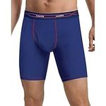 Hanes Men's 3-Pack X-Temp Performance Cool Long Leg Boxer Brief, Assorted, Medium (Pack of 3)