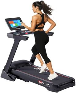 AsVIVA T18 Profi Laufband klappbar – 7-PS-Motor, 20 km/h, 15 % Steigung, Touchscreen & Lautsprecher, bis 150 kg, Heimtrainer für Zuhause, Treadmill mit Multimedia-Konsole