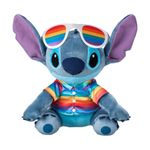 Disney Store Official Stitch Pride Collection Soft Toy, Lilo & Stitch, 32cm/12.5”, Rainbow Shirt and Sunglasses, Kids Cuddly Plush Character Figure, Suitable for Ages 0+