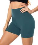 iaoja High Waisted Biker Shorts for Women-5"/8" Tummy Control Fitness Athletic Workout Running Yoga Gym Shorts