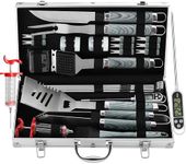 grilljoy 24PCS BBQ Grill Tools Set 