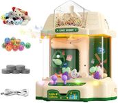 Bnlei Pinwheel Claw Machine for Kids Large with Toys Inside, Mini Vending Machine Candy Prize Grabber with LED Light & Adjustable Music, Arcade Games Machines for Home 3+ Year Old Boys and Girls