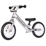 Strider - 12 Pro Balance Bike for Kids (1-5 years), Ultra Lightweight Fast Racing Children's Bike - Silver