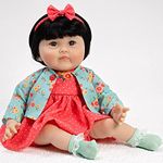 Paradise Galleries Asian Reborn Toddler Doll, Ping Lau Designer's Doll Collections, 20" Adorable Real Life New Year Birthday Party Baby Doll Gift with 5-Piece Doll Accessories Gift Set - Kayo Hana
