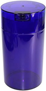 Tightvac 3 to 12 Oz Vacuum Sealed Storage Container, 1.3-Liter/1.1-Quart, Blue Tint