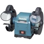 Makita GB801 bench grinder 2 discs 3450 RPM 550 W GB801, 2 discs, Black, Cyan, 3450 RPM, 550 W, 20.5 cm, 1.59 cm