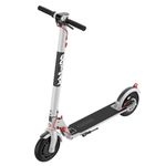 GOTRAX GXL V2 Electric Scooter, 8.5" Pneumatic Tire, Max 15Km and 25 km/h Speed, EABS and Rear Disk Brake, Lightweight Aluminum Alloy Frame and Cruise Control, Foldable Escooter for Adult, Silver