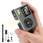 Woowind Mini Bike Pump, 50s Fast Inflation, Electric Bike Pump - 120 PSI, Tire Pressure Gauge and Inflator, Portable Tire Inflator with Presta and Schrader Valve for Road, City Bikes & MTB