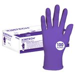 Kimberly-Clark Kimtech KC 500 55083-5.9 Mil, Ambidextrous Nitrile Exam Gloves (Purple, 9.5", Large Size) -10 Box -Pack of 1000 Gloves