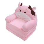 Convertible Sofa to Lounger, Flip Out Kids Sofa Chair Foldable Kids Couch, Pull Out Couch Toddler Couch Toddler Chairs Flip Open Chair Sofa Bed for Boys Girls (3 Layers)