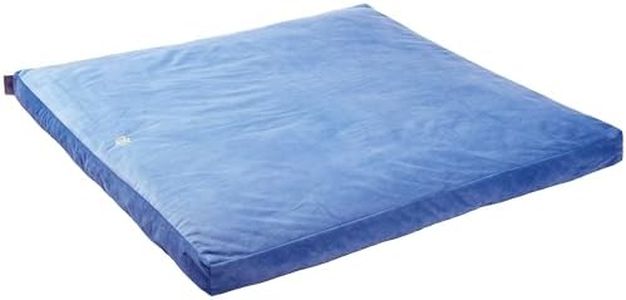 Florensi Meditation Mat Zabuton, Velvet Floor Cushions for Sitting, Meditation Cushions and Pillows with 100% Cotton Insert, Yoga Cushion for Women and Men Navy Blue