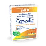 Boiron Coryzalia for colds and cold symptoms, 60 Tablets. Chewable Tablets for nasal congestion, runny nose, rhinitis. Non-drowsy Cold Medicine