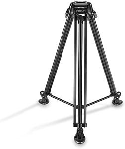 Proaim 75mm Telescopic Tripod Stand w/Tripod Shoes for DSLR Video Camera, Slider, Jib/Crane & Fluid Head. Payload up to 35kg/77lb. for Travel, Photography, Videography & Filmmaking (CST-75)