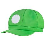 Aomig Mario Baseball Cap, Mario Costume Cap For Adults, Mario Snapback Cap, Mario Cosplay Costume Accessories for Mardi Gras, Carnival & Cosplay(Green)