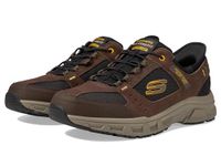 Skechers Mens Oak Canyon Consistent Winne Hands Free Slip in, Brown/Black, 10 X-Wide