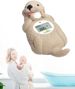 Baby Bath Thermometer for Infants Digtal Baby Water Thermometer for Bathtub Temperature Measure,Safty Kids Bath Floating Toy,Otter-OWN