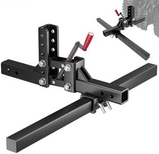 GARVEE Impact Implements 1-Point Lift System for ATV/UTV, Manual Implement Lift Accessory with 2" Hitch Receivers, Quick-Attach Accessories for Tractors, Multi-Height Adjustments