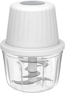 450ML Electric Garlic Chopper, Mini Portable Veggie Choppers, Garlic Grinder Masher Onion Chopper, Blender to Vegetable, Wireless Food Processor for Ginger, Chili, Fruit, Meat, etc