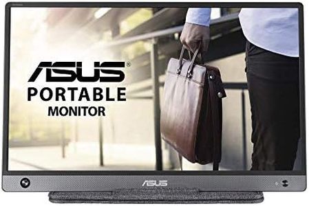 ASUS Zenscreen MB16AH - Ecran portable 15.6" FHD - Télétravail ou gaming - Alimentation et affichage via USB-C ou Micro HDMI - Dalle IPS - Flicker Free/Filtres de lumière bleue - Pour notebook, Noir