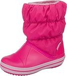 Crocs Unisex Kids Winter Puff Kids Snow Boots, Candy Pink, 9 UK Child