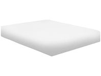 NIYS Luxury Bedding 100% Egyptian Cotton 40CM/16 Extra Deep Fitted Sheets (White, Double)