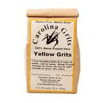 Carolina Grits Company Traditionally Stone Ground Yellow Grits, non-GMO, Whole Grain and Gluten Free (Yellow 1 Pack (16 ounces))