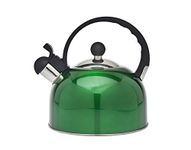 Tea Kettle Stainless Steel Whistling Teapot - 2.5 Liters, Jade