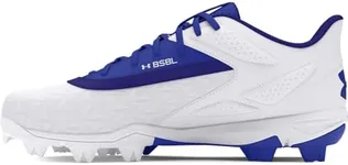 Under Armour Men's Leadoff Low RM 3.0 Baseball Cleat, (400) Royal/White/Royal, 6.5, US