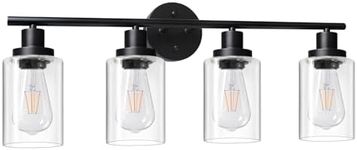 Unicozin 4 Light Vanity Lights, Bla