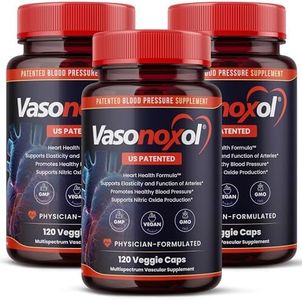 Vasonoxol U.S. Patented Nitric Oxide Supplement for Blood Pressure Support 2880mg - Physician Formulated Vascular Health Formula with L-Arginine & and L-Citrulline - Vegan, Non-GMO (360 Capsules)