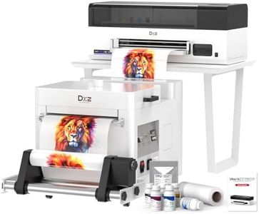 DXZ 2026 14'' A3 DTF Printer with F1080 Printhead – 200% High Speed DTF Machine for Multi-Fabric, One-Click Print-to-Bake & 24/7 Auto-Maintenance, 2-Year Ink Included（Printer+Shaker Oven ）