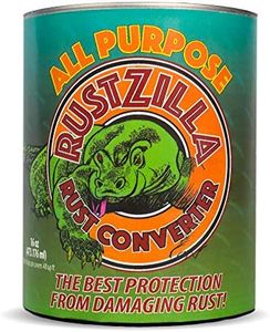 Rustzilla Rust Converter and Rust Remover, RZAP-4295 Professional Strength for All Metals Including Stainless Steel, Steel, Cast-Iron, All Purpose 16 OZ …