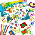 Imagimake Stamp Art - Garden - Coloring & Stamping Set - for Girls & Boys 3 Years +, Multicolour