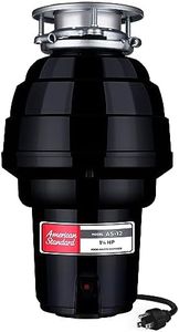 American Standard 10-US-AS-12 Garbage Disposer, 1.25 HP, Black