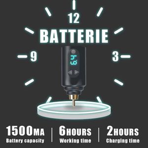 POSEIDON Wireless Tattoo Pen Kit – Rotary Machine with Power Supply