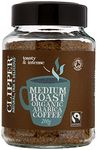 Clipper Fairtrade Organic Medium Roast Instant Coffee 200g (Pack of 2)