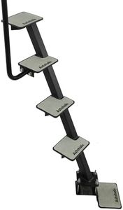 Autoholic Boat Trailer Step 5 Step with Handle Non-Slip Step Fit for Trailer Tongue Safer Easier for People of All Ages Board Boat Trailer Stability Reduce Slip Glow in Dark Climbing Assist