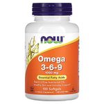 Now Foods OMEGA 3-6-9, 100 Sgels 1000 mg