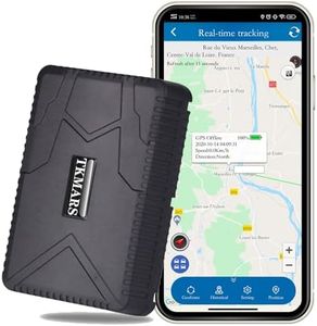 TKMARS Localizador GPS para Coche,10000mAH Batería IP65 Impermeable GPS Tracker 120 Días de Tiempo en Espera App/SMS Posicionamiento Seguimiento en Tiempo Real Rastreador GPS TK915