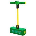 Flybar My First Pogo Pals Jumper for Kids Fun and Safe Pogo Stick for Toddlers, Durable Foam and Bungee Jumper for Ages 3 and up, Supports up to 250lbs (Frog)