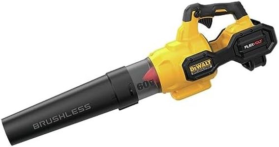 DEWALT 60V MAX* FLEXVOLT Leaf Blower, Cordless, Handheld, 125-MPH, 600-CFM, Tool Only (DCBL772B)