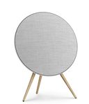 Bang & Olufsen Beosound A9 (5th Generation) - Iconic and Powerful Multiroom WiFi and Bluetooth Home Speaker with Active Room Compensation, Natural Aluminum