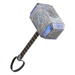 Marvel Hasbro Legends Series Thor Mjolnir Premium Electronic Roleplay Hammer with lights and sound FX, Multicolor (F3560)