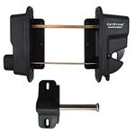 Keystone Black Nylon Polymer Key-Lockable Latch | 2 Sided | Keyed Alike | KLADV-P2-BK-KA