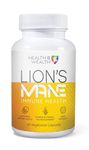 Health IS Wealth LION'S MANE Organic Mushroom Extract - Powerful Nootropic for Cognition, Memory, Brain Booster and Immune Health (60 veg caps)