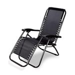 ginoya brothers Stainless Steel - Zero Gravity Reclining Sleeping Chair With Adjustable & Foldable Legs For Beach, Home Lounging, Camping Outdoor Activity [Multi-Color]