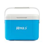 Hykes Ice Box 5 LTR for Ice, Cold Drink Chiller Ice Box for Travelling Double Insulated Ice Box for Car Icecube Icebox Travel Freezer for Long Lasting Cool Chiller Box Travel Ice Box- 5 Liters Blue