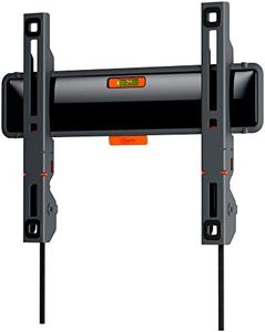 Vogel's TVM 3205 Small Fixed TV Wall Bracket for 19-50 inch TVs, Max. 66 lbs (30 kg), Flat TV Wall Mount max. VESA 200x200, Universal Compatibility, Distance to The Wall just 0.87 inch (TVM3205B)