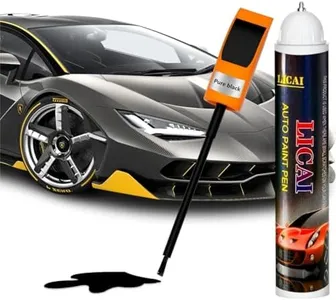 Touch Up Paint for Cars, Automotive Black Car Scratch Remover Pen, Two-In-One Car Touch Up Paint Pen, Quick & Easy Solution to Repair Minor Automotive Paint Scratch Repair 0.4 fl oz