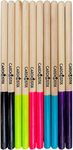 CardioStix 8oz Highest-Weighted (1 PAIR YOU CHOOSE) Premium American Hickory Wood Cardio Drum Sticks | For Drumming, Fitness, Aerobic Class, Exercises(Standard Teal)